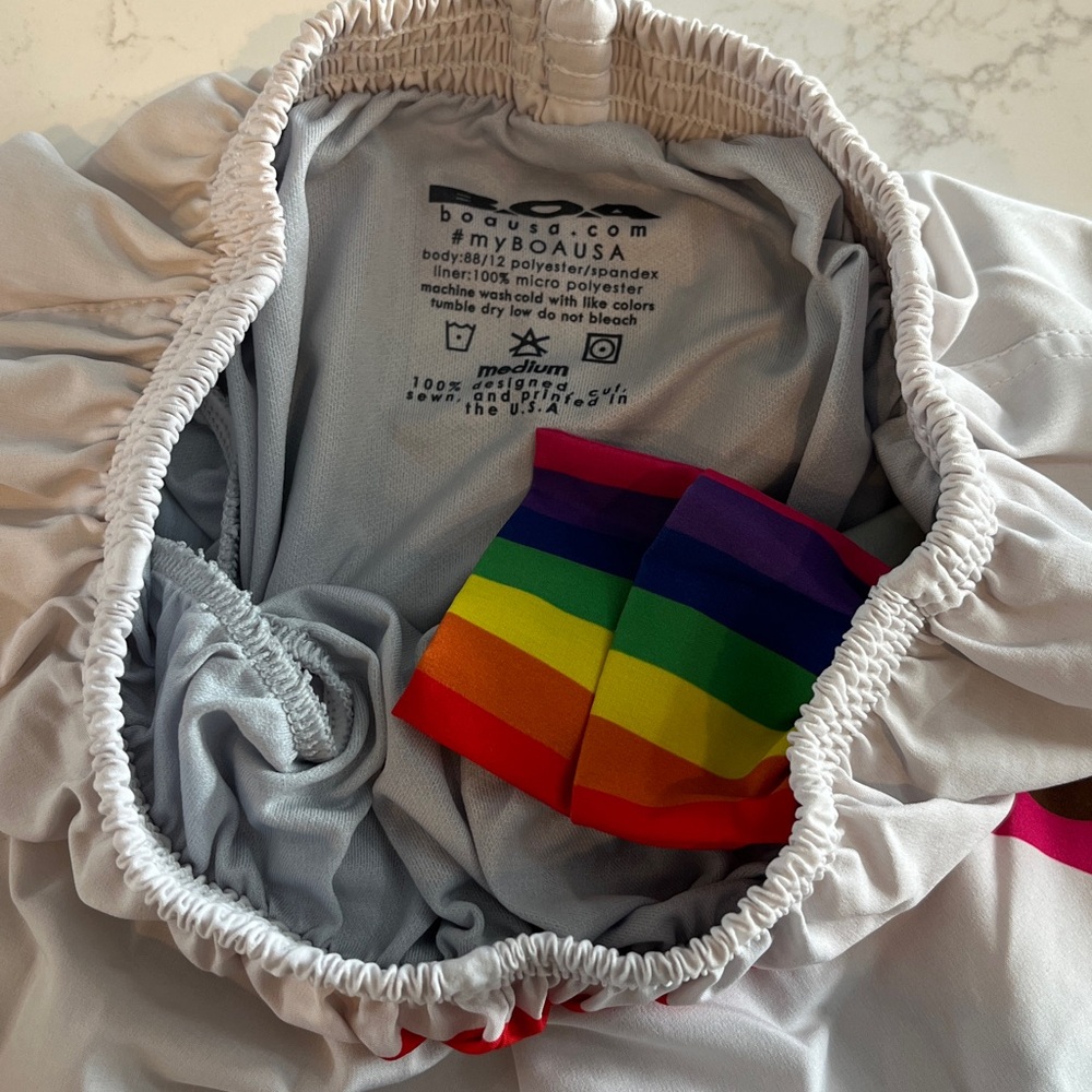 Boa running shorts Rainbow M - Picture 3 of 4